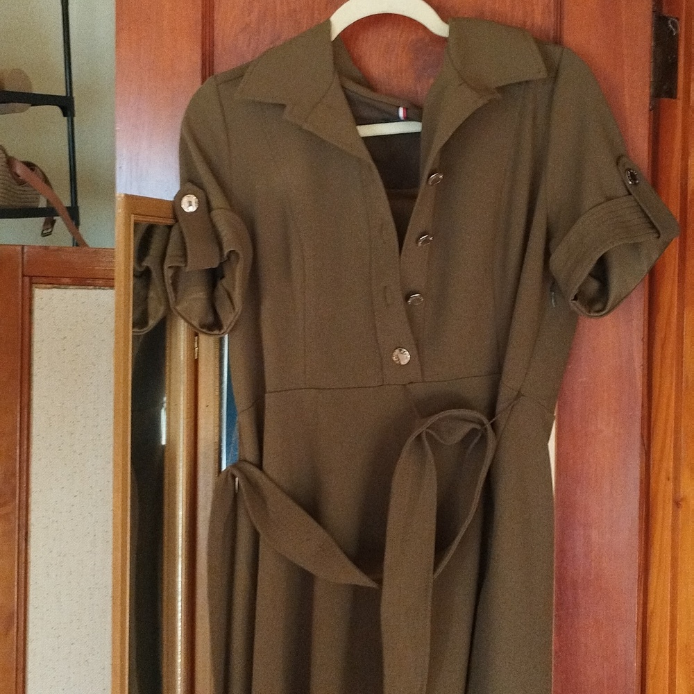 Tommy Hilfiger Button Detail Wrap dress
